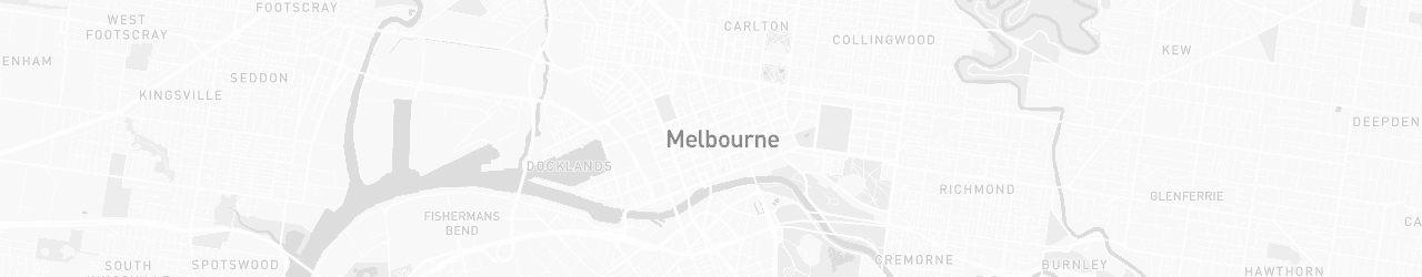 Karte von Melbourne